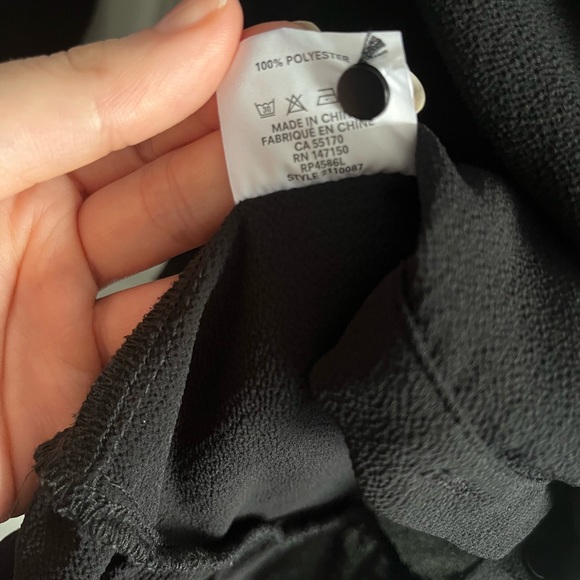 Black Ruffled Blouse | Frank and Oak - Picture 3 of 4